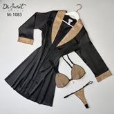 Robe with Bra & Panty Set